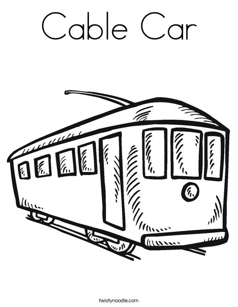 Free CABLE Coloring Page! - Draw it, Too!