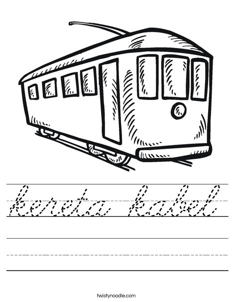 Cable Car Worksheet
