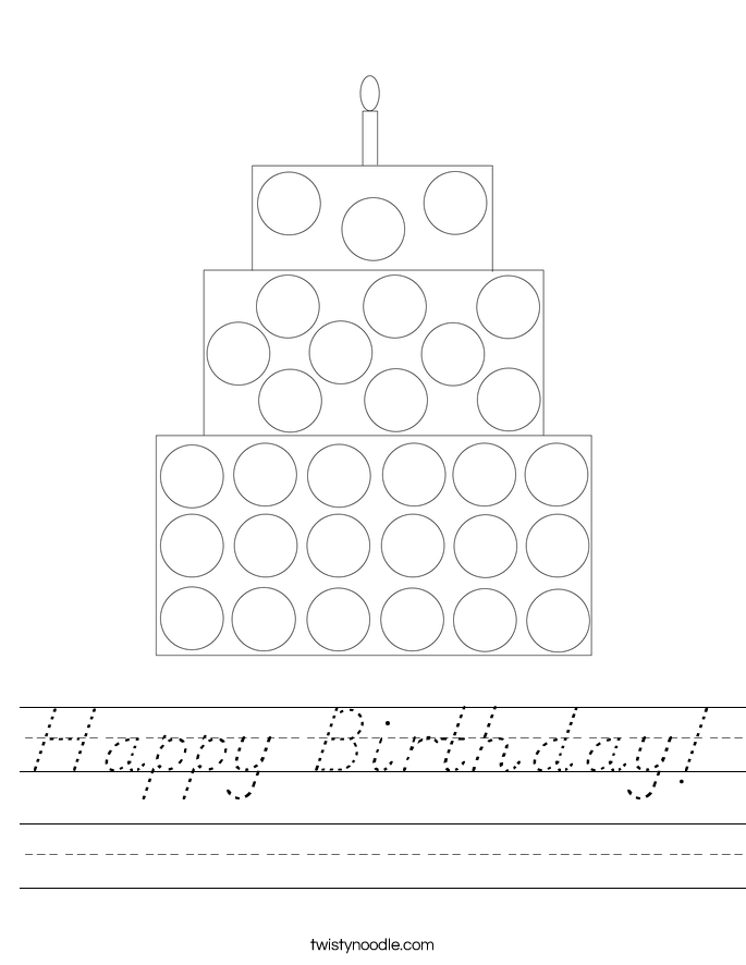 Happy Birthday! Worksheet