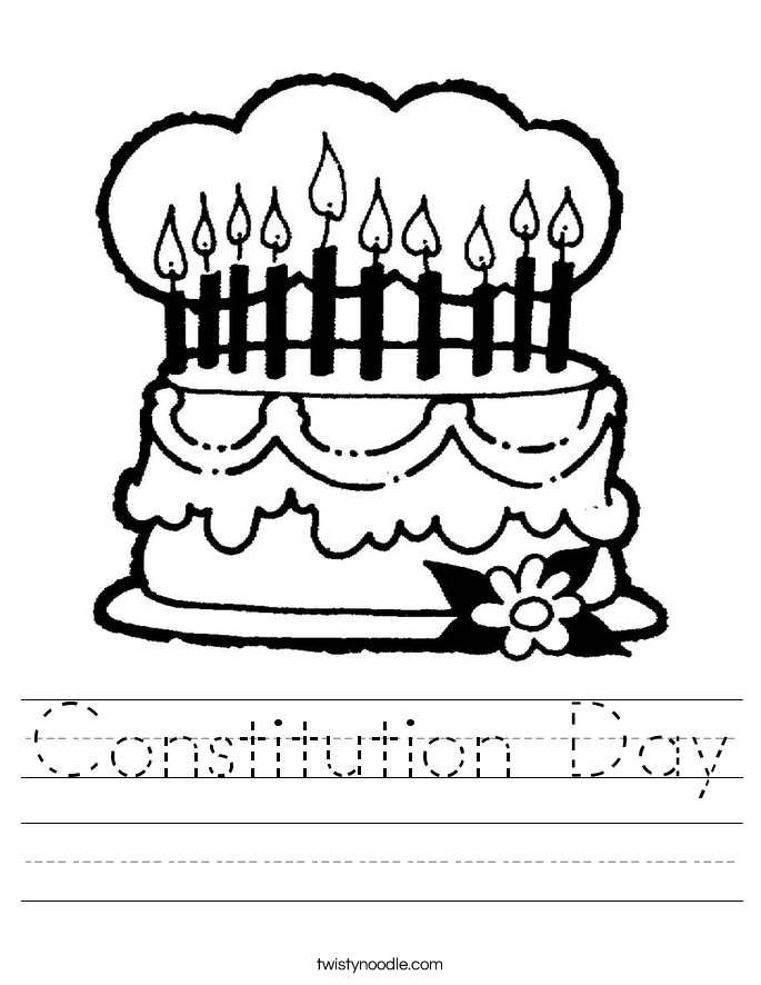 Constitution Day Worksheet