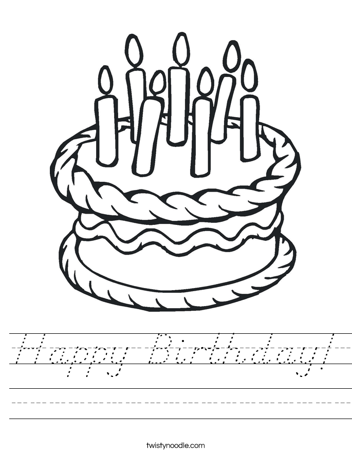 Happy Birthday! Worksheet