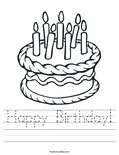 Happy Birthday! Worksheet