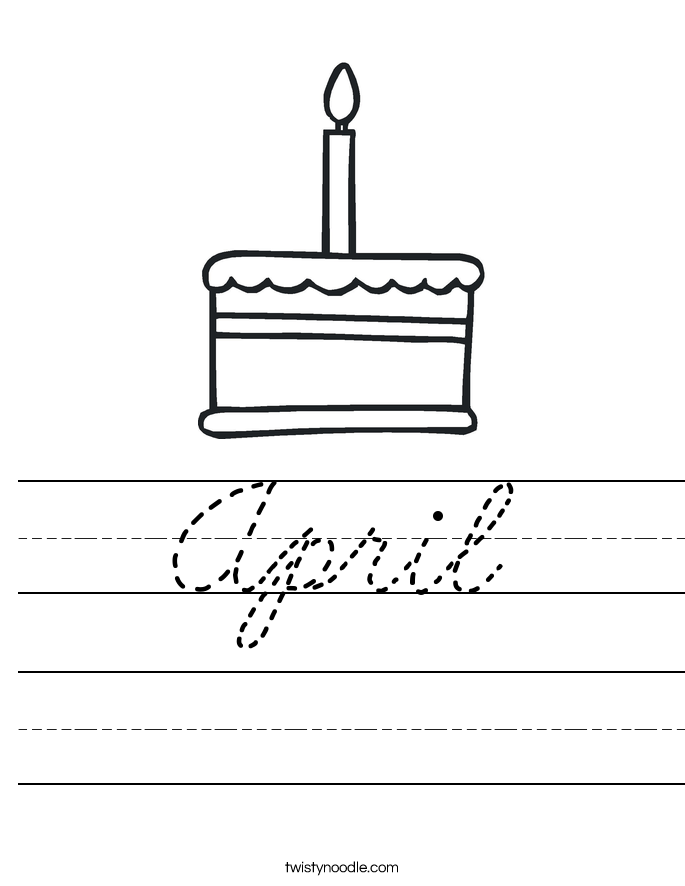 April Worksheet