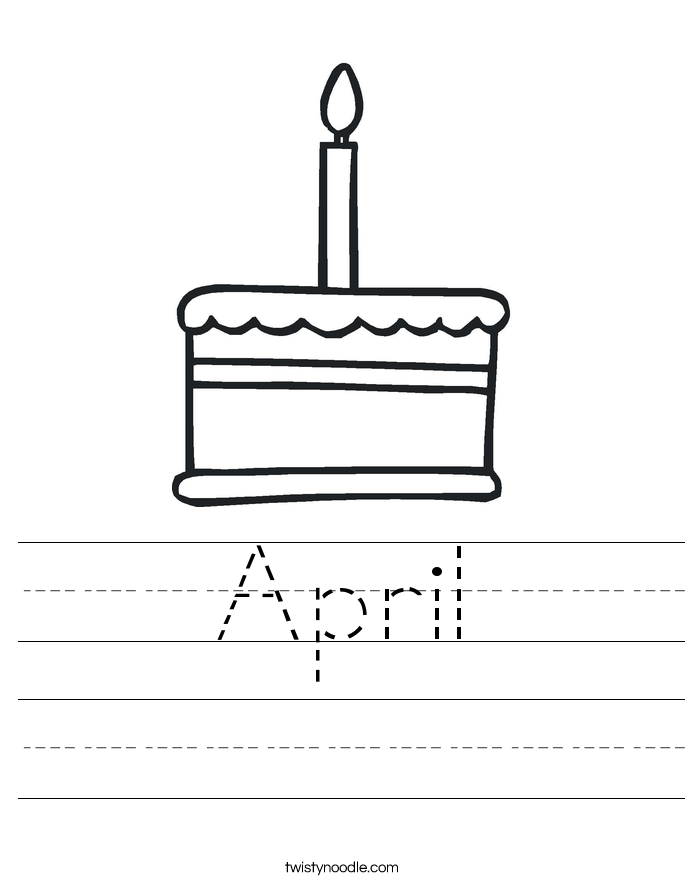 April Worksheet