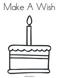 Make A WishColoring Page