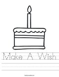 Make A Wish Worksheet