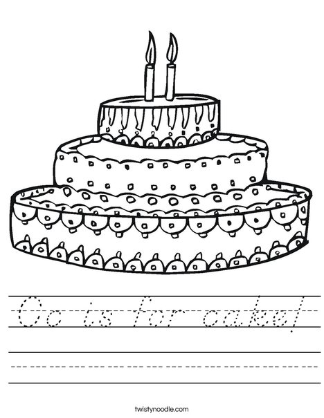 Cake Worksheet