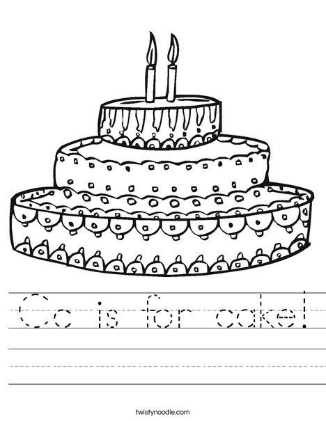 Cake Worksheet
