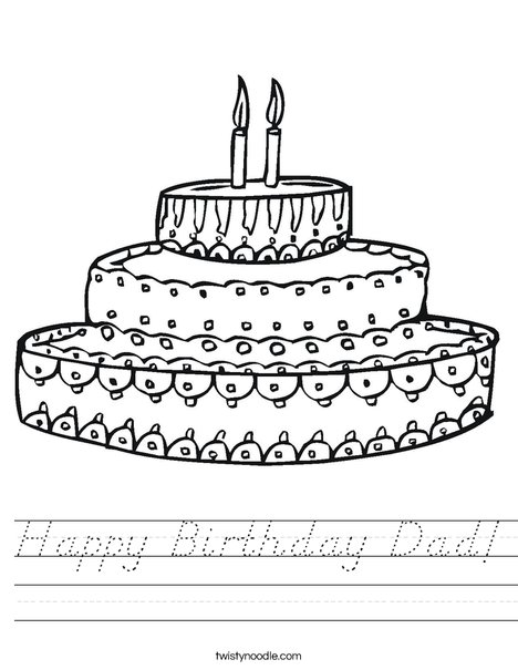Cake Worksheet