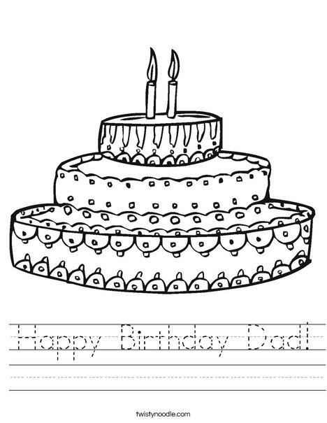 Cake Worksheet