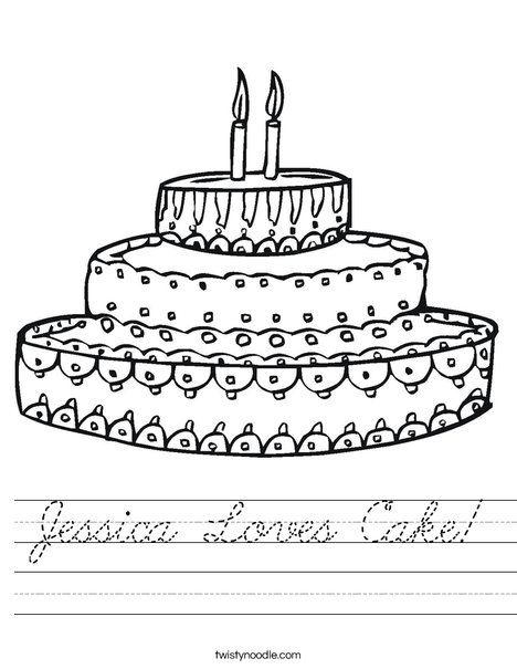 Cake Worksheet