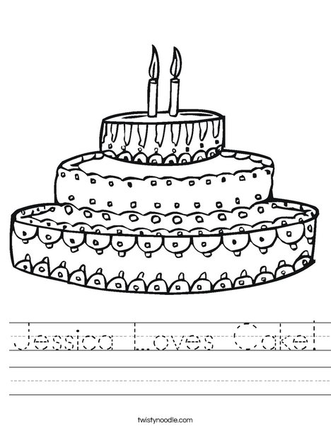 Cake Worksheet