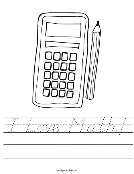 Calculator Worksheet