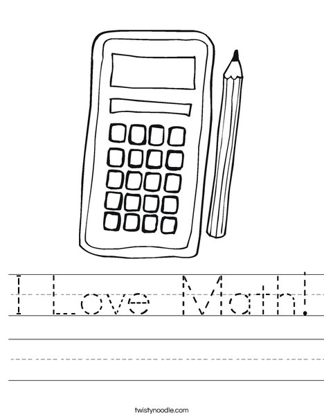 Calculator Worksheet