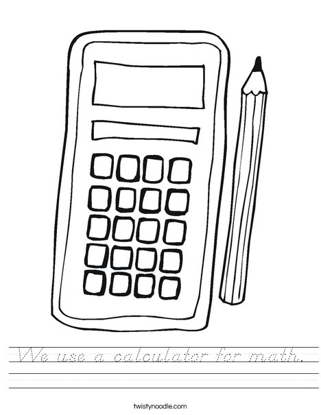 Calculator Worksheet
