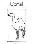 Camel Coloring Page