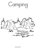 CampingColoring Page