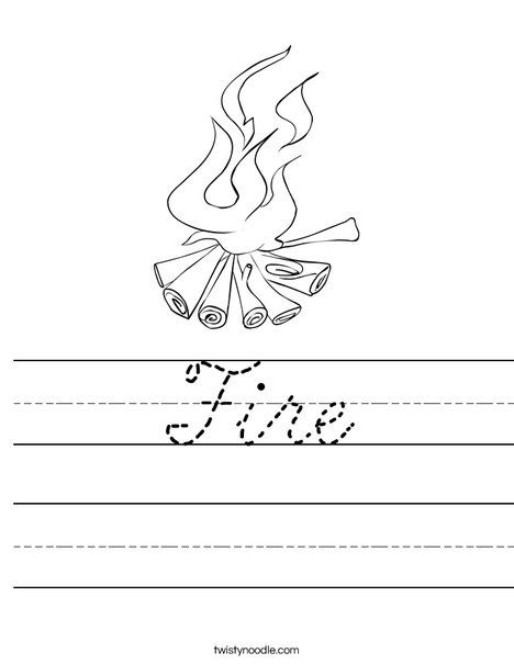 Campfire Worksheet