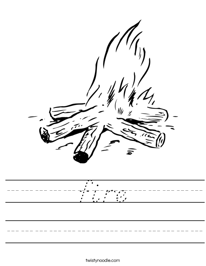 fire Worksheet