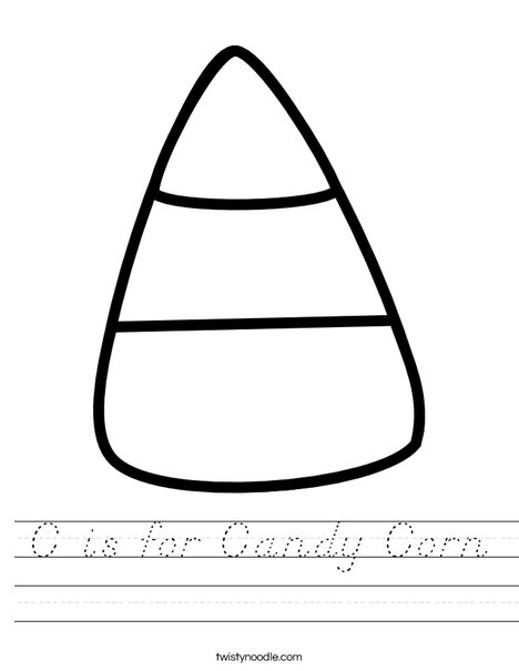 Candy Corn Worksheet