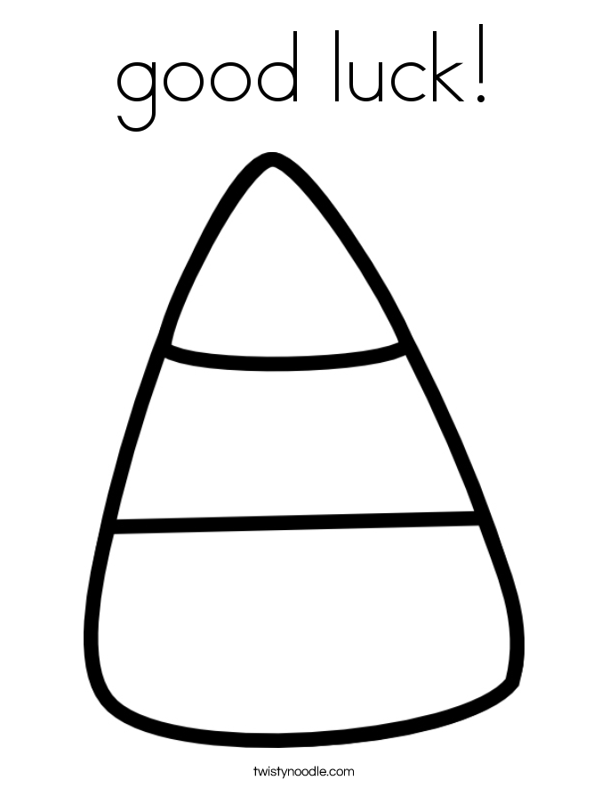 good luck! Coloring Page