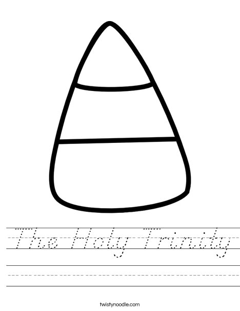Candy Corn Worksheet