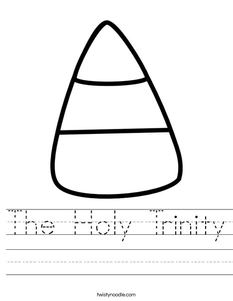 Candy Corn Worksheet