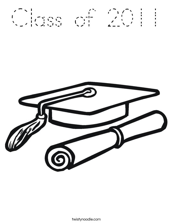 Class of 2011 Coloring Page