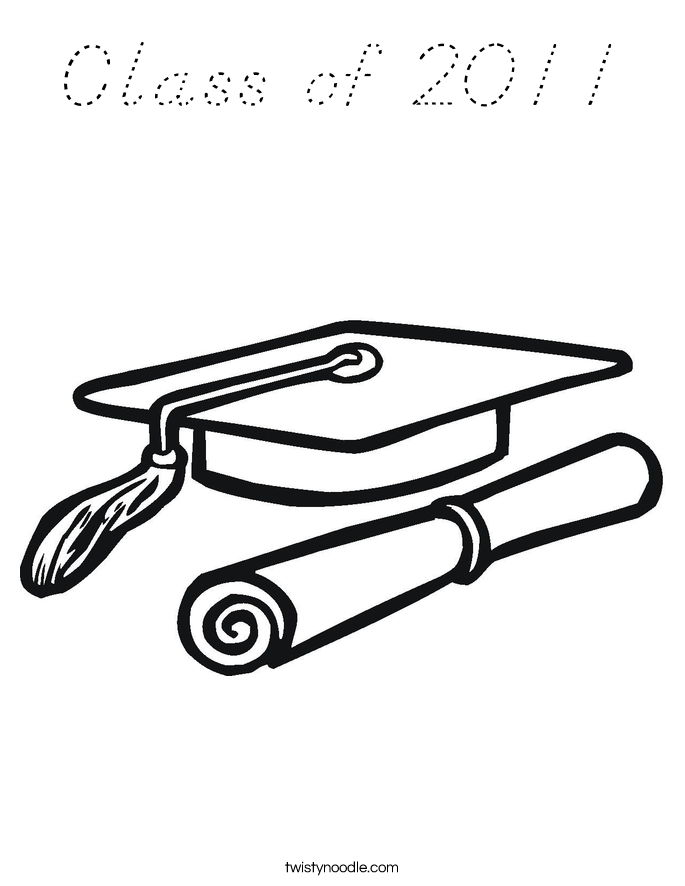 Class of 2011 Coloring Page