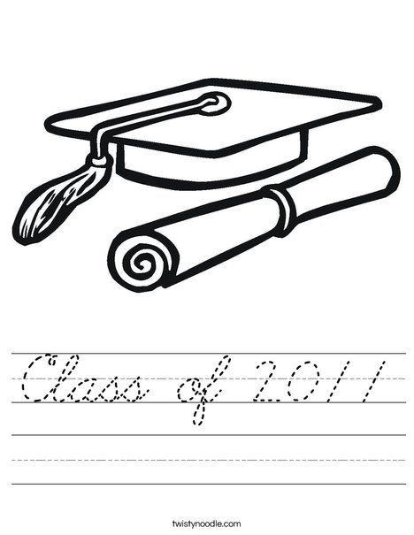 Cap and Diploma Worksheet
