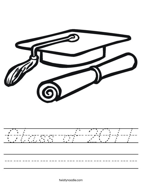Cap and Diploma Worksheet