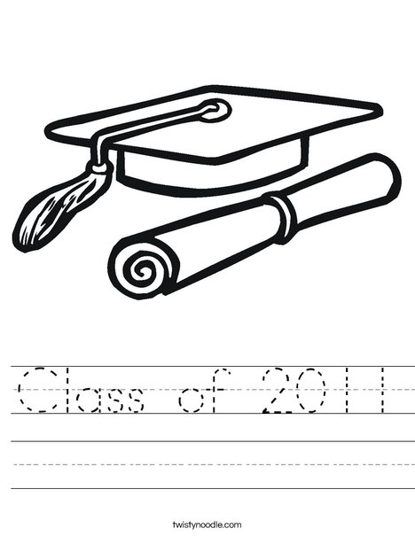 Cap and Diploma Worksheet