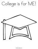 College is for ME Coloring Page