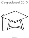 Congratulations! 2010 Coloring Page