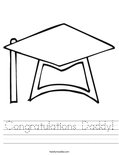 Congratulations Daddy! Worksheet