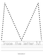 practice writing the letter m worksheet twisty noodle