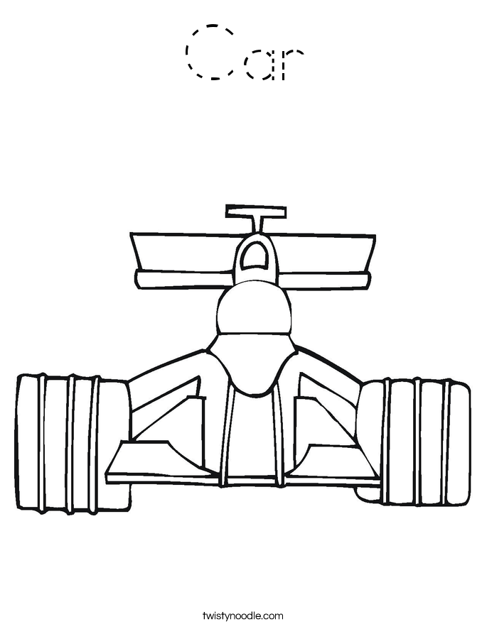 Car Coloring Page