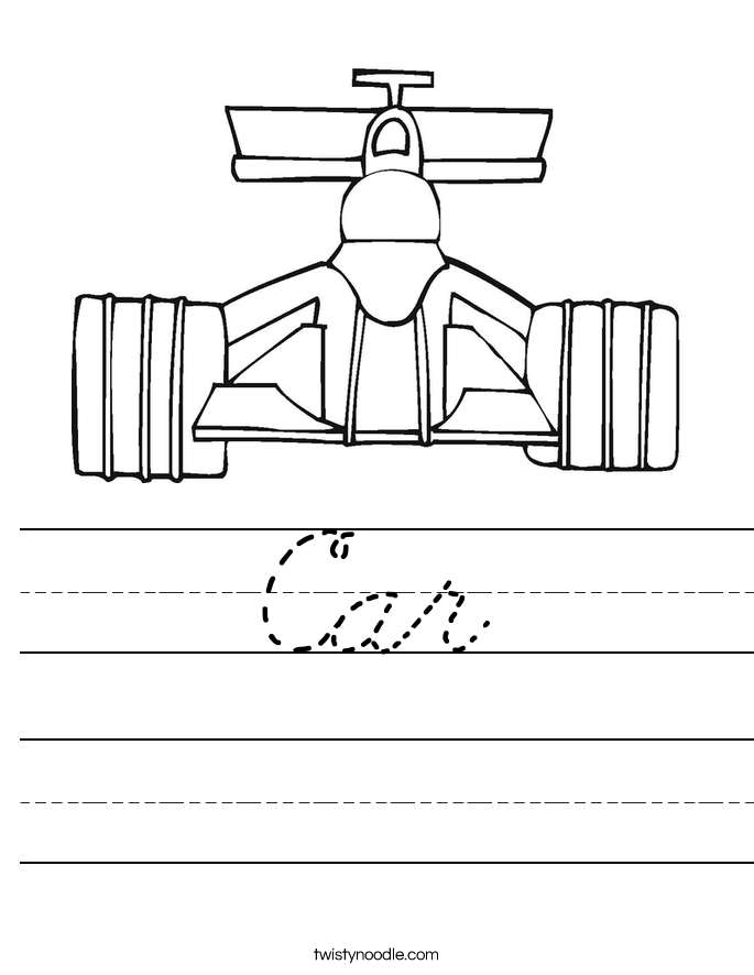 Car Worksheet