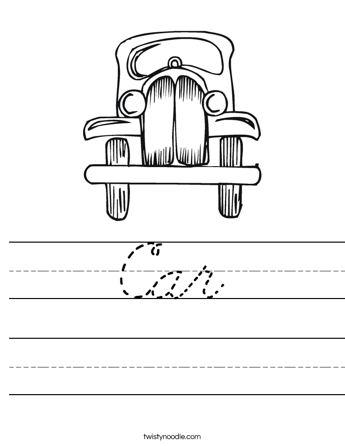 Car Worksheet