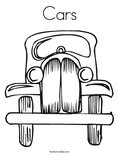 Cars Coloring Page