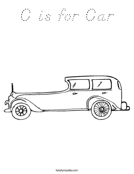 Car Coloring Page
