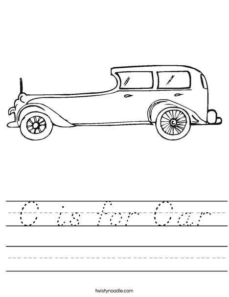 Car Worksheet