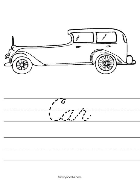 Car Worksheet