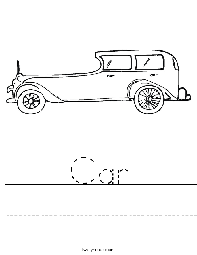 Car Worksheet
