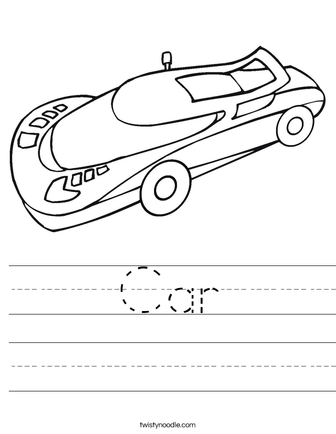 Car Worksheet
