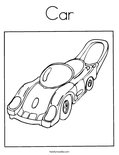 Car Coloring Page