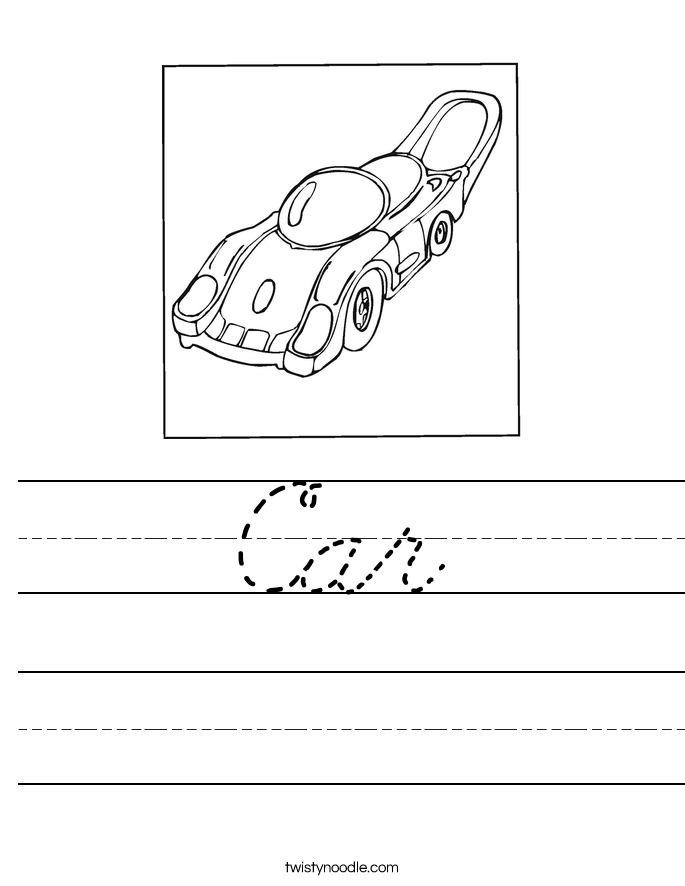 Car Worksheet