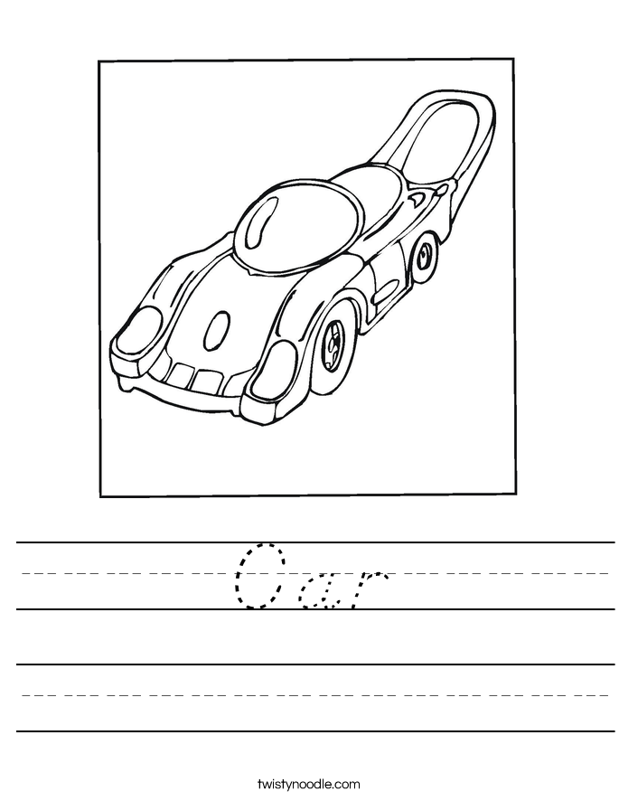 Car Worksheet
