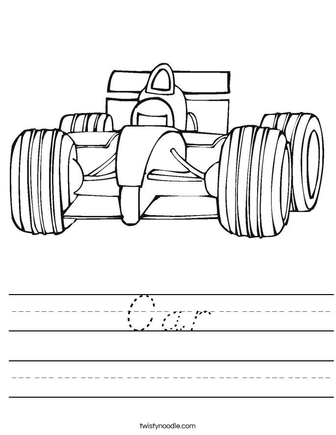 Car Worksheet
