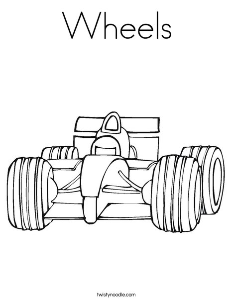 Fast Car Coloring Page
